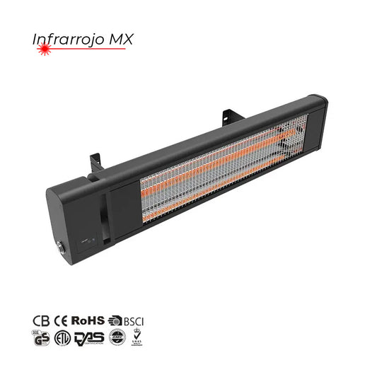 Calentador Infrarrojo De Exterior Techo o Pared 1800 Watt 120V Control Remoto